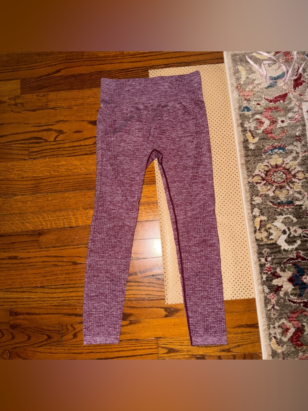 Purple Seamless Women’s Leggings - 27”